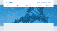 Desktop Screenshot of mymetics.com